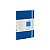 FABRIANO Taccuino con elastico Ispira A5, 96 pagine 1 rigo, 85 g/m², Copertina flessibile, Blu - 1