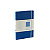 FABRIANO Taccuino con elastico Ispira A5, 96 pagine 1 rigo, 85 g/m², Copertina rigida, Blu - 1