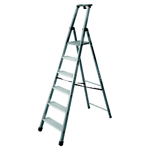 FACAL Scala in alluminio Più su Maxi 110, 6 gradini, Portata max 150 kg FACAL Scala in alluminio Più su Maxi 110, 6 gradini, Portata max 150 kg