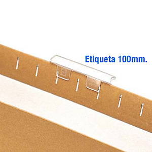 FADE Etiqueta para pestaña de archivador, paquete de 250, blanco FADE Etiqueta para pestaña de archivador, paquete de 250, blanco