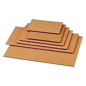 Faibo Planchas de corcho para Manualidades, 4 mm, 30 x 30 cm.