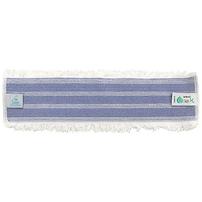 FALPI Frangia Mikro K in microfibra, 40 cm, Blu/Bianco