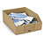 Faltbare Karton-Regalkästen RAJA, 72% recycelt - 4