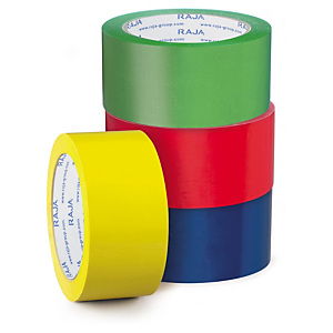 Farebná PVC lepiaca páska 50 mm RAJATAPE | RAJA Farebná PVC lepiaca páska 50 mm RAJATAPE | RAJA