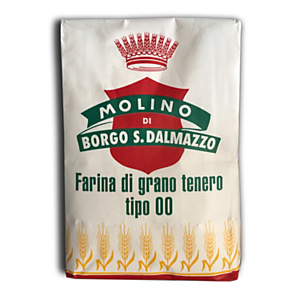 Farina di grano 00 Molino di Borgo S.Dalmazzo, 1 kg Farina di grano 00 Molino di Borgo S.Dalmazzo, 1 kg
