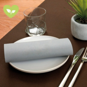 FATO Tovaglioli monouso in carta secco Airlaid, 40 x 40 cm, Grigio (confezione 50 pezzi) FATO Tovaglioli monouso in carta secco Airlaid, 40 x 40 cm, Grigio (confezione 50 pezzi)
