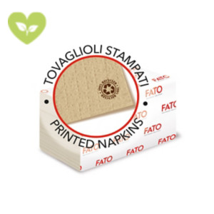 FATO Tovagliolo monouso Simply Natural in Fiberpack®, 2 veli, Bordi goffrati, Riciclato, 24 x 16 cm, Avana Chiaro (confezione 6000 pezzi) FATO Tovagliolo monouso Simply Natural in Fiberpack®, 2 veli, Bordi goffrati, Riciclato, 24 x 16 cm, Avana Chiaro (confezione 6000 pezzi)