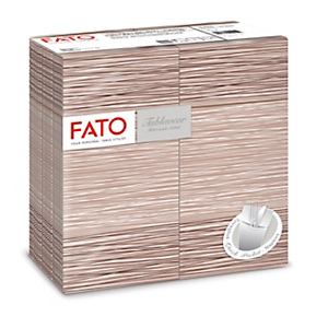 FATO Tovagliolo portaposate Quick Pocket Airlaid, Millerighe Cappuccino (confezione 40 pezzi) FATO Tovagliolo portaposate Quick Pocket Airlaid, Millerighe Cappuccino (confezione 40 pezzi)