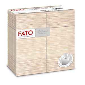 FATO Tovagliolo portaposate Quick Pocket Airlaid, Millerighe Sabbia (confezione 480 pezzi) FATO Tovagliolo portaposate Quick Pocket Airlaid, Millerighe Sabbia (confezione 480 pezzi)