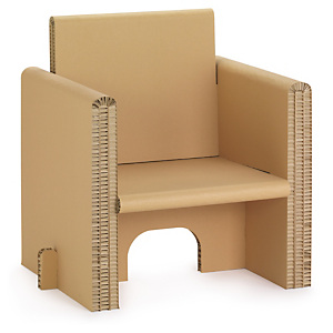 Fauteuil et chaise en carton alvéolaire Fauteuil et chaise en carton alvéolaire