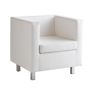 Fauteuil Kubo blanc Fauteuil Kubo blanc