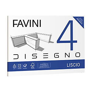 FAVINI Album Favini 4 - 24x33cm - 220gr - 20 fogli - liscio - Favini FAVINI Album Favini 4 - 24x33cm - 220gr - 20 fogli - liscio - Favini