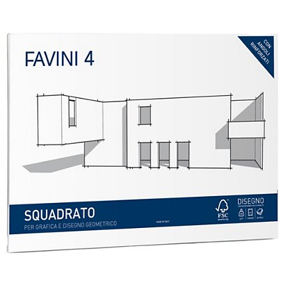 FAVINI Album Favini 4 - 33x48cm - 220gr - 20 fogli - 1