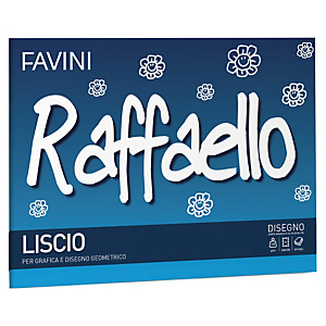 FAVINI Album Raffaello - 24x33cm - 100gr - 20 fogli - liscio - Favini FAVINI Album Raffaello - 24x33cm - 100gr - 20 fogli - liscio - Favini