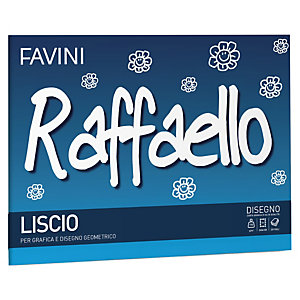 FAVINI Album Raffaello - 24x33cm - 100gr - 20 fogli - liscio