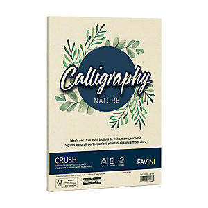 FAVINI Carta Calligraphy Nature - A4 - 200 gr - agrumi  - conf. 50 fogli