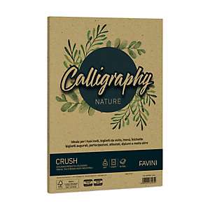 FAVINI Carta Calligraphy Nature - A4 - 250 gr - verde oliva - conf. 50 fogli FAVINI Carta Calligraphy Nature - A4 - 250 gr - verde oliva - conf. 50 fogli