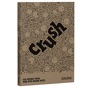 FAVINI Carta Crush - A4 - 250 gr - nocciola  - conf. 50 fogli