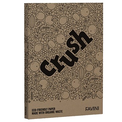 FAVINI Carta Crush - A4 - 250 gr - nocciola  - conf. 50 fogli - 1