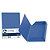 FAVINI Cartelline 3 lembi Luce - 200 gr - 24,5x34,5 cm - blu prussia  - conf. 25 pezzi - 2