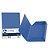 FAVINI Cartelline 3 lembi Luce - 200 gr - 24,5x34,5 cm - blu prussia  - conf. 25 pezzi - 3