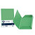 FAVINI Cartelline 3 lembi Luce - 200 gr - 24,5x34,5 cm - verde  - conf. 25 pezzi - 3