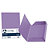 FAVINI Cartelline 3 lembi Luce - 200 gr - 24,5x34,5 cm - violetto  - conf. 25 pezzi - 3