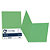 FAVINI Cartelline semplici Luce - 200 gr - 25x34 cm - verde  - conf. 50 pezzi - 3
