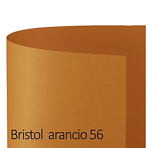 FAVINI Cartoncino Bristol Color - 50x70cm - 200gr - arancio 56 - Favini - Conf. 25 pezzi FAVINI Cartoncino Bristol Color - 50x70cm - 200gr - arancio 56 - Favini - Conf. 25 pezzi