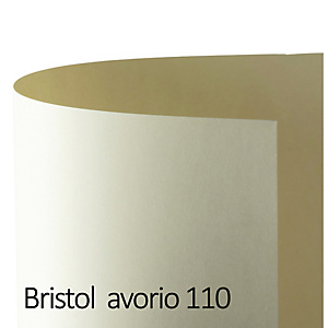 FAVINI Cartoncino Bristol Color - 70x100cm - 200gr - avorio 110 - blister 10 fogli FAVINI Cartoncino Bristol Color - 70x100cm - 200gr - avorio 110 - blister 10 fogli
