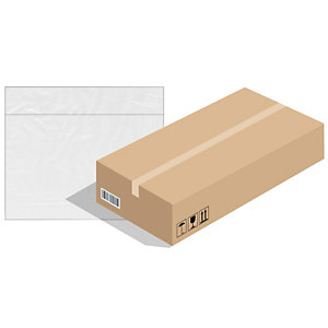 FAVORIT Busta adesiva Speedy Doc - senza stampa - C5 (23 x 16,5 cm) - PPL/PE - trasparente  - conf. 1000 pezzi