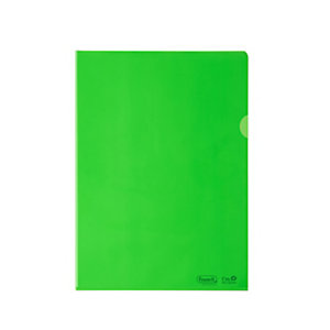 FAVORIT Busta a L Superior, 22 x 30 cm, Polietilene Bio-Based, Spessore Alto, Finitura Liscia, Verde (confezione 25 pezzi)