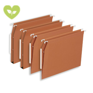 FAVORIT Cartelle sospese per armadi Defi, Interasse 33 cm, Fondo a V, Arancio (confezione 25 pezzi) FAVORIT Cartelle sospese per armadi Defi, Interasse 33 cm, Fondo a V, Arancio (confezione 25 pezzi)