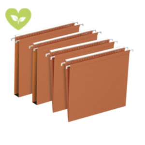 FAVORIT Cartelle sospese per cassetti Defi, Interasse 33 cm, Fondo a U, Arancio (confezione 25 pezzi) FAVORIT Cartelle sospese per cassetti Defi, Interasse 33 cm, Fondo a U, Arancio (confezione 25 pezzi)