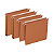 FAVORIT Cartelle sospese per cassetti Defi, Interasse 33 cm, Fondo a V, Arancio (confezione 25 pezzi) - 1