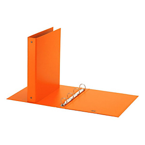 FAVORIT Europa Raccoglitore ad anelli, 22 x 30 cm, Dorso 40 mm, Polipropilene, Arancio Fluo FAVORIT Europa Raccoglitore ad anelli, 22 x 30 cm, Dorso 40 mm, Polipropilene, Arancio Fluo