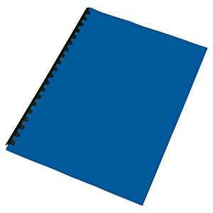 FelloswesCubiertas de encuadernación, A4, PVC, 180 micras, azul FelloswesCubiertas de encuadernación, A4, PVC, 180 micras, azul