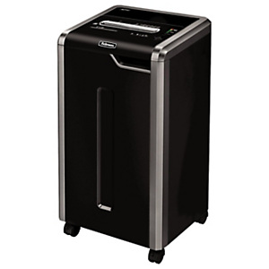 FELLOWES 325Ci Distruggi documenti a frammento, 24 fogli, Uso intenso oltre 10 utenti, Cestino 83 litri, Nero FELLOWES 325Ci Distruggi documenti a frammento, 24 fogli, Uso intenso oltre 10 utenti, Cestino 83 litri, Nero