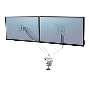 Fellowes Braccio monitor doppio, Platinum Series, Bianco Fellowes Braccio monitor doppio, Platinum Series, Bianco