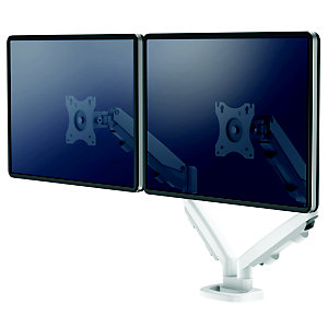Support à Double bras orientables pour Moniteur PC jusqu'à 27, Supports  pour écrans PC