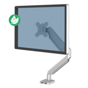 Fellowes Bras support écran simple articulé Platinum Series jusqu'à 40 pouces - Argent Fellowes Bras support écran simple articulé Platinum Series jusqu'à 40 pouces - Argent