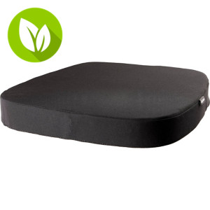 Fellowes Comfort Breyta Cojín de asiento, ergonómico, reciclado, negro, 100119850 Fellowes Comfort Breyta Cojín de asiento, ergonómico, reciclado, negro, 100119850