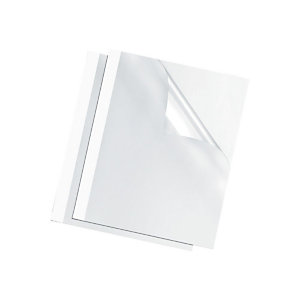 Fellowes Couvertures pour reliure thermique 1,5 mm Blanc - Lot de 100