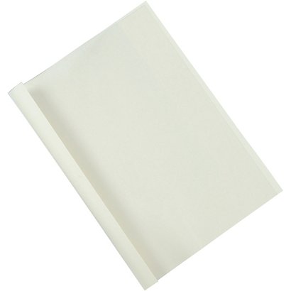 Fellowes Couvertures pour reliure thermique - 12 mm - Blanc - Lot de 100