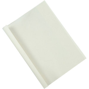 Fellowes Couvertures pour reliure thermique 12 mm Blanc - Lot de 100
