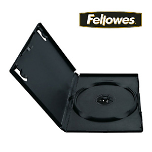 Fellowes Custodie per DVD versione Normale, Capacità 1 DVD (confezione 5 pezzi) Fellowes Custodie per DVD versione Normale, Capacità 1 DVD (confezione 5 pezzi)