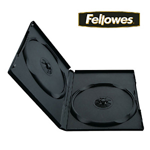 Fellowes Custodie per DVD versione Slim, Capacità 2 DVD (confezione 10 pezzi) Fellowes Custodie per DVD versione Slim, Capacità 2 DVD (confezione 10 pezzi)