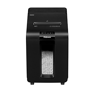Fellowes Destructeur de documents AutoMax 100M coupe croisée DIN P4 - 100 feuilles - corbeille 23L Fellowes Destructeur de documents AutoMax 100M coupe croisée DIN P4 - 100 feuilles - corbeille 23L