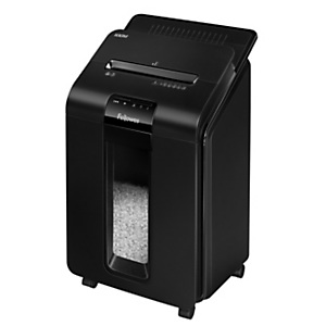 Fellowes Destructeur de documents AutoMax 100M coupe croisée mini-cut DIN P4 - 100 feuilles - corbeille 23L Fellowes Destructeur de documents AutoMax 100M coupe croisée mini-cut DIN P4 - 100 feuilles - corbeille 23L