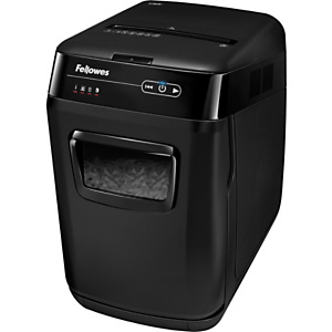 Fellowes Destructeur de documents AutoMax 150C coupe croisée DIN P4 - 150 feuilles - corbeille 32L Fellowes Destructeur de documents AutoMax 150C coupe croisée DIN P4 - 150 feuilles - corbeille 32L